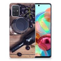 Samsung Galaxy A71 | Siliconen Case | Wijn