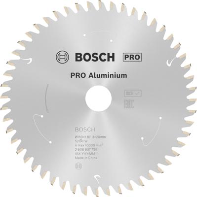 Bosch Accessoires Cirkelzaagblad St Alu 150X20X1.8/1.3X52T - 2608837756