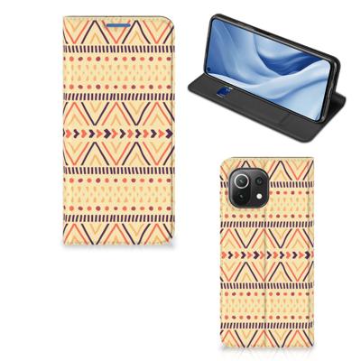 Xiaomi 11 Lite NE 5G | Mi 11 Lite | Hoesje met Magneet | Aztec Yellow