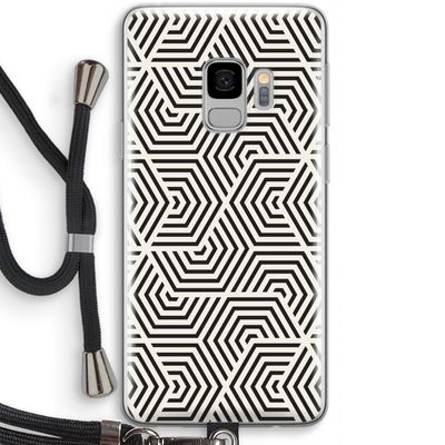 Magic pattern: Samsung Galaxy S9 Transparant Hoesje met koord