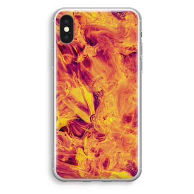 Eternal Fire: iPhone XS Transparant Hoesje