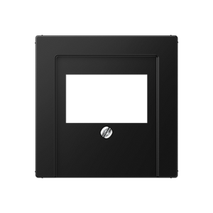 JUNG A500 grafiet zwart v. speaker afdek. A 569 BFPLT SWM