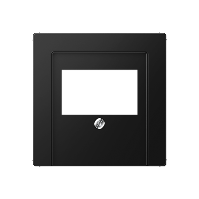 JUNG A500 grafiet zwart v. speaker afdek. A 569 BFPLT SWM