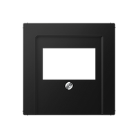 JUNG A500 grafiet zwart v. speaker afdek. A 569 BFPLT SWM