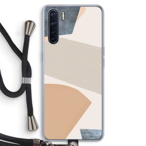 Formo: Oppo A91 Transparant Hoesje met koord