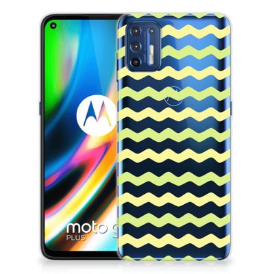 Motorola Moto G9 Plus | TPU bumper | Waves Yellow