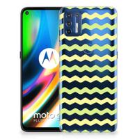 Motorola Moto G9 Plus | TPU bumper | Waves Yellow