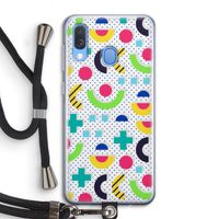 8-bit N°1: Samsung Galaxy A40 Transparant Hoesje met koord