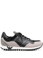Emporio Armani baskets à lacets - Noir