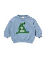 HEMA Baby Sweater Krokodil Blauw (blauw)