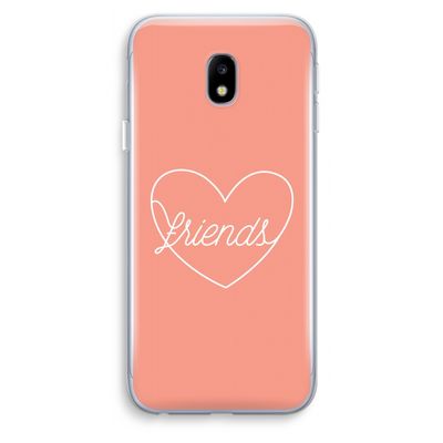 Friends heart: Samsung Galaxy J3 (2017) Transparant Hoesje