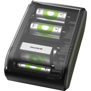 GP B631 Universell Batterijlader NiMH 9 V (blok), AAA (potlood), AA (penlite), C (baby), D (mono)