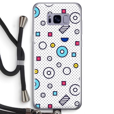 8-bit N°9: Samsung Galaxy S8 Transparant Hoesje met koord