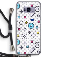 8-bit N°9: Samsung Galaxy S8 Transparant Hoesje met koord