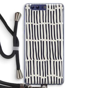Moroccan stripes: Honor 9 Transparant Hoesje met koord