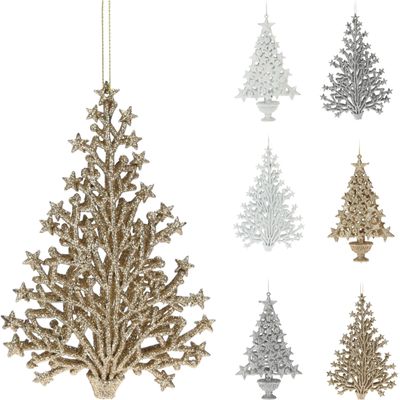 Hang deco kerstboom wt 6ass - Nampook