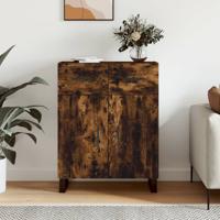 Dressoir 69,5x34x90 cm bewerkt hout gerookt eikenkleurig Dressoir 69,5x34x90 cm bewerkt hout gerookt eikenkleurig