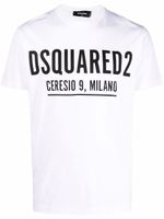 DSQUARED2 t-shirt à logo imprimé - Blanc - thumbnail