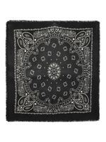 kujten foulard Hachiko à imprimé cachemire - Noir kujten foulard Hachiko à imprimé cachemire - Noir