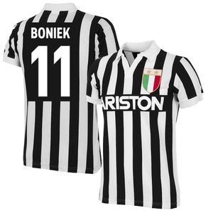 Juventus Retro Shirt 1984-1985 + Boniek 11
