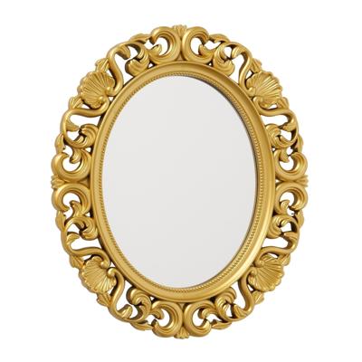Wandspiegel Sabrina - goud - ovaal - vintage - klassiek - H37cm
