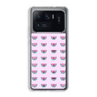 Smiley watermeloenprint: Xiaomi Mi 11 Ultra Transparant Hoesje
