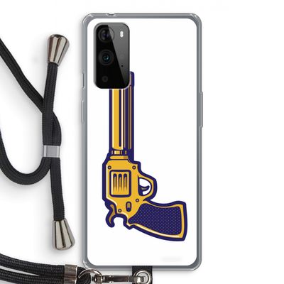 Pew Pew Pew: OnePlus 9 Pro Transparant Hoesje met koord