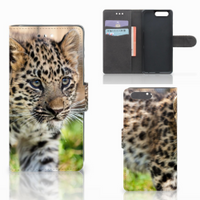 Huawei P10 Telefoonhoesje met Pasjes Baby Luipaard - thumbnail