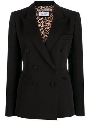 Philipp Plein blazer à boutonnière croisée - Noir