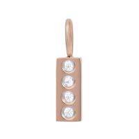 iXXXi Charm Design Rectangle Rosé