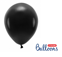 Pastel Ballonnen Zwart - 10 Stuks