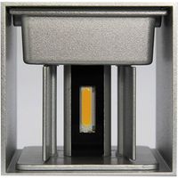 mlight 81-4028 LED-buitenlamp (wand) 6 W Zilver - thumbnail