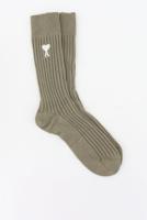 Ami Paris sokken ADC Plain USC023.379 laurel/off white