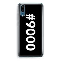 #9000: Huawei P20 Transparant Hoesje