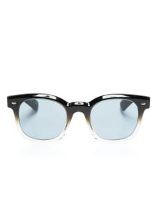 Oliver Peoples Merceaus oval sunglasses - Noir