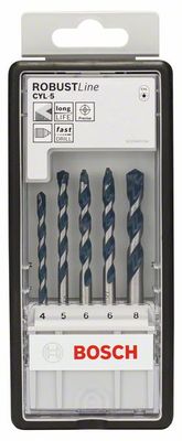 Bosch Accessoires 5-delige Robust Line betonborenset CYL-5 4; 5; 6; 6; 8 mm 5st - 2608588165