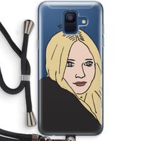 Ashley: Samsung Galaxy A6 (2018) Transparant Hoesje met koord