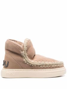 Mou bottines Eskimo en daim - Tons neutres