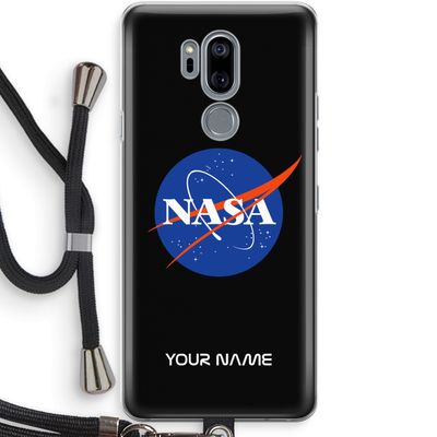 NASA: LG G7 Thinq Transparant Hoesje met koord