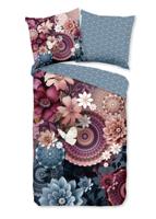 HIP Dekbedovertrek "mandalas & bloemen" - Multi - (135x200 cm) - Katoen Satijn