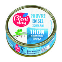 Pleniday Tonijn naturel zoutarm