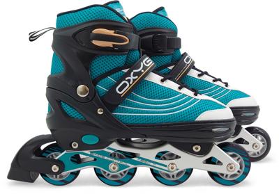Skids Control - oxygen inline skates semi-softboot verstelbaar petrol maat 42-45