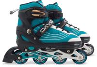 Skids Control - oxygen inline skates semi-softboot verstelbaar petrol maat 42-45
