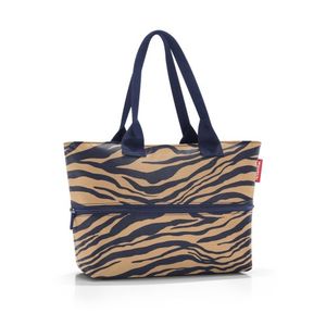 Reisenthel Shopper e1 Beige, Blauw Draagtas