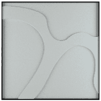Wave Relief - akoestisch schilderij