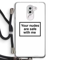 Safe with me: Honor 6X Transparant Hoesje met koord