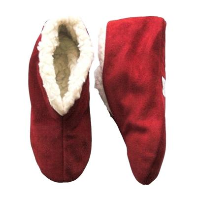 Bernardino Spaanse sloffen/pantoffels - voor dames/heren - rood - suede