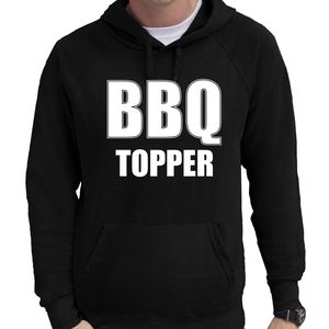 BBQ topper bbq / barbecue cadeau hoodie zwart voor heren