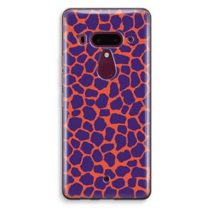 Purple Giraffe: HTC U12+ Transparant Hoesje