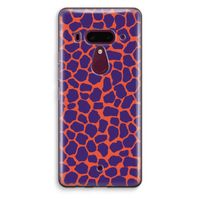 Purple Giraffe: HTC U12+ Transparant Hoesje